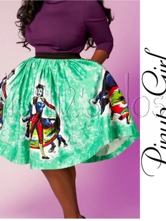 Pinup Couture Dresses & Skirts - Pinup Couture PUG Jenny Dancing Matador Skirt XL NWT